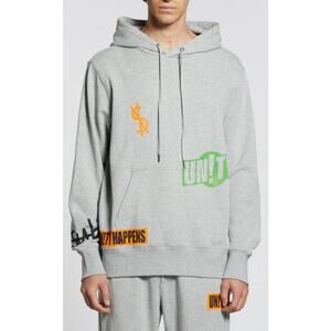 KSUBI - GREY COLLECTIVE KASH MARLE HOODIE / L